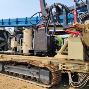 NEW - Hyundai R210 track mounted RC drill rig fitted with 24 bar Doosan compressor