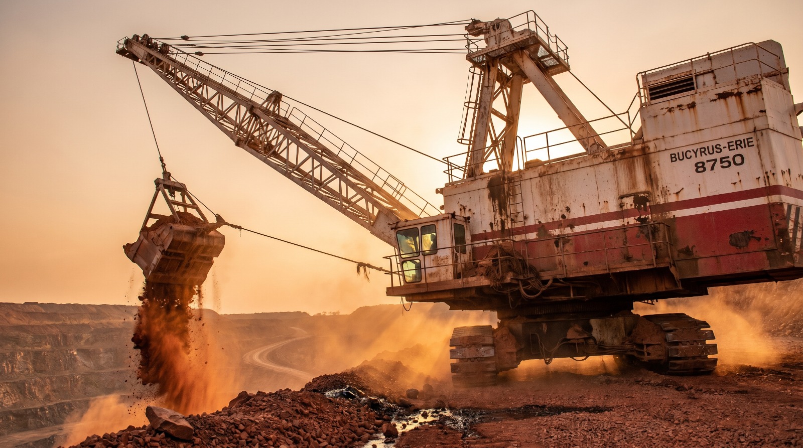 Draglines & rope shovels