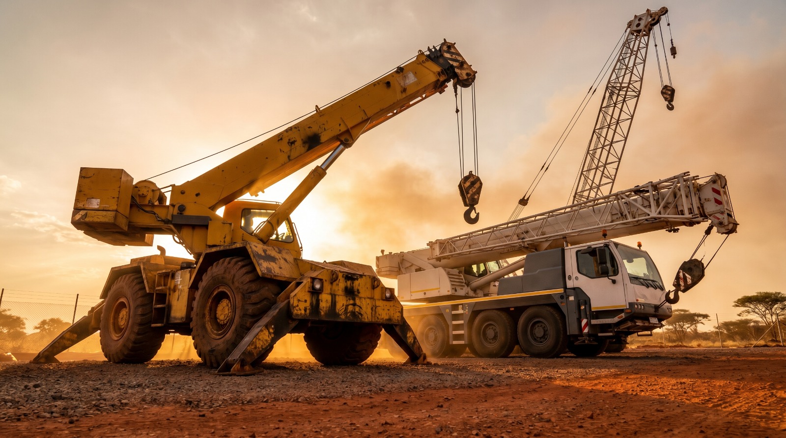 Mobile cranes