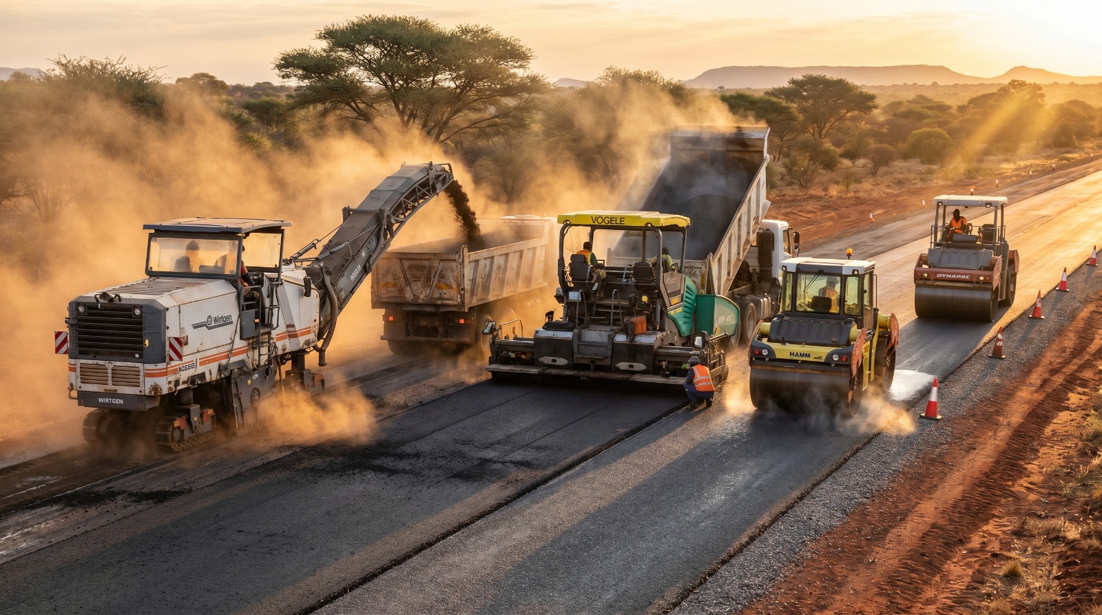 Road Construction Spreads